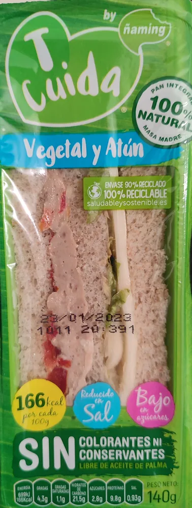 Vegetal y atún