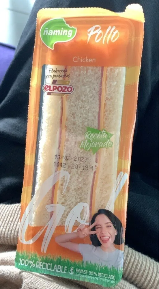 sándwich pollo