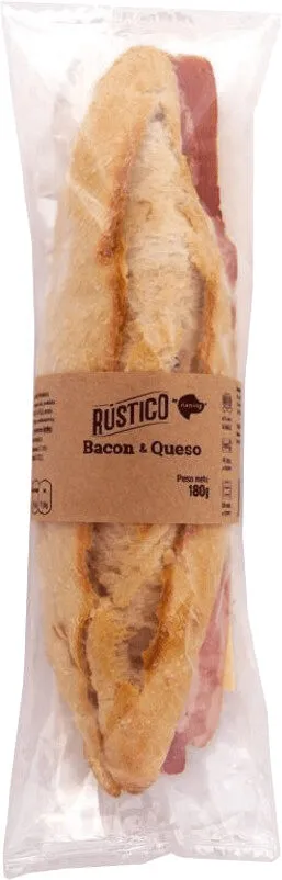 Bocadillo Rústico Bacón Queso