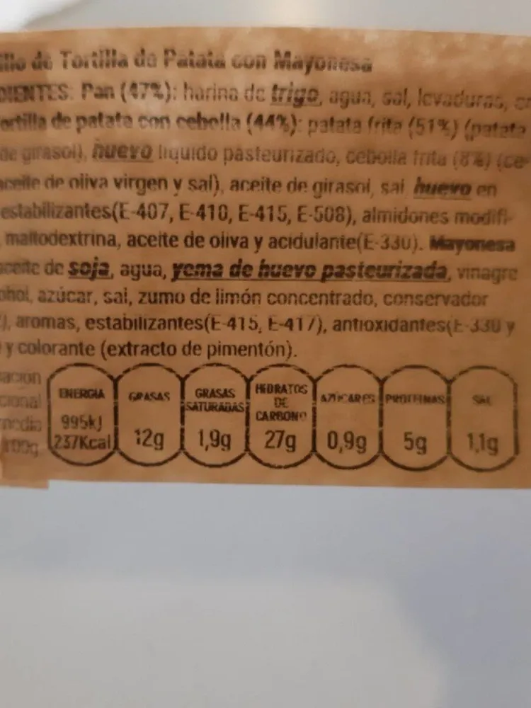 Tortilla patata