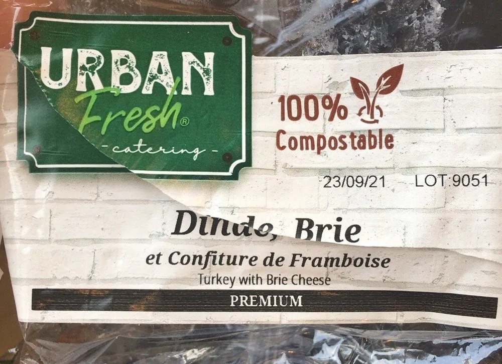 Sandwich dinde, brie