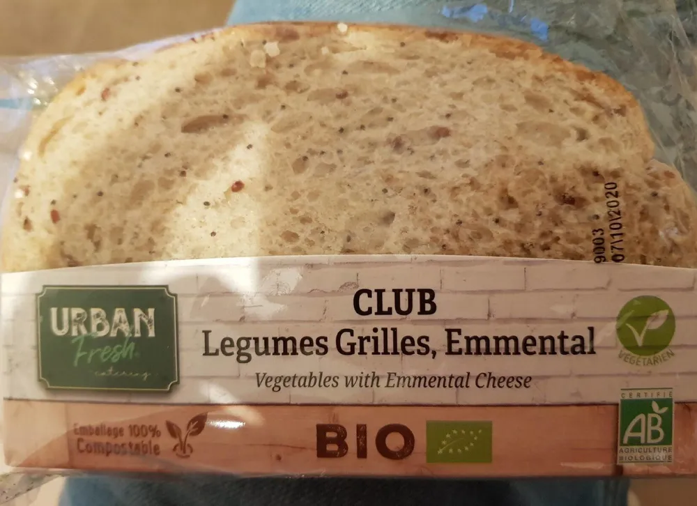 Club légumes grillés emmental