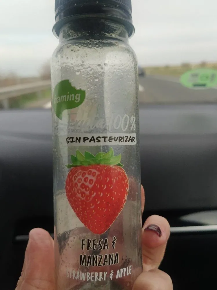 Fruta 100% sin pasteurizar Fresa & manzana
