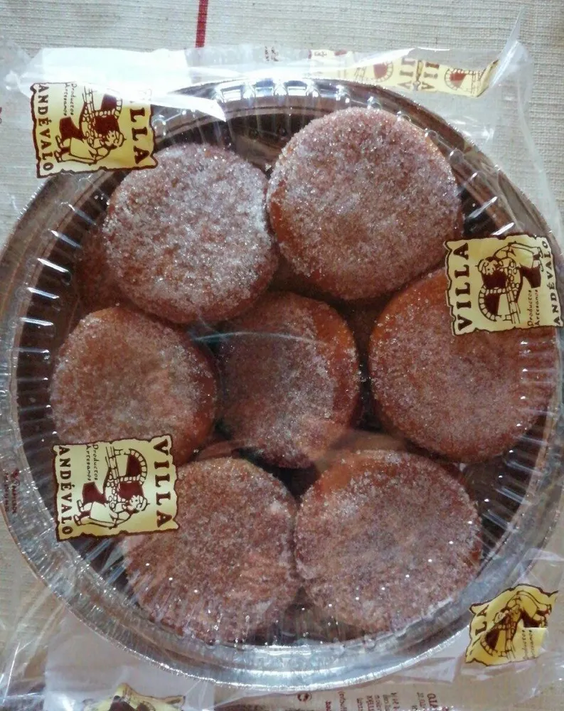 Galletas fritas rellenas