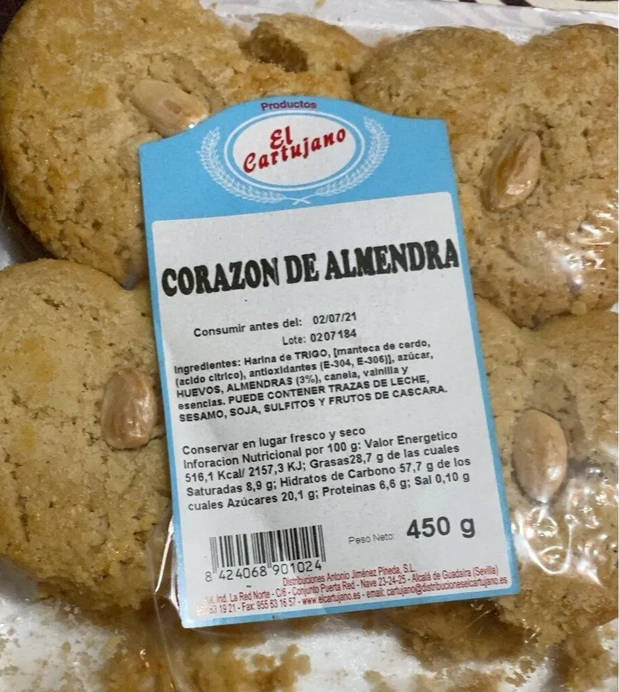 Corazon de almendra