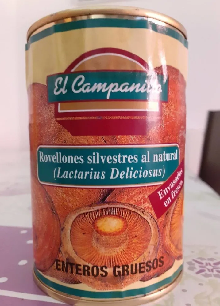 Rovellones silvestres al natural