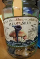 Setas silvestres deshidratadas