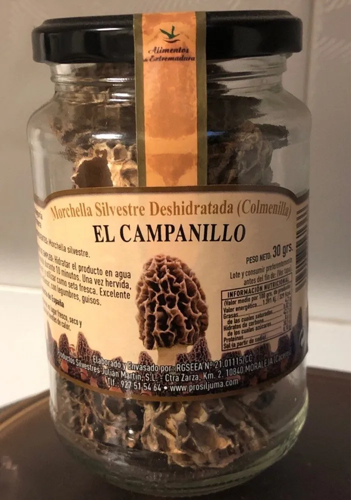 Morchella Silvestre Deshidratada (Colmenilla)