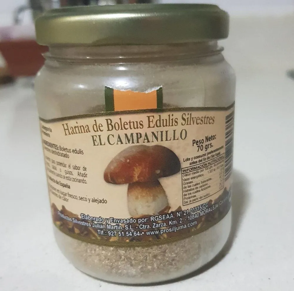 Harina de boletus