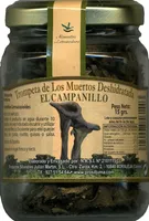Setas trompeta de los muertos deshidratadas
