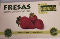 Fresas ultracongeladas