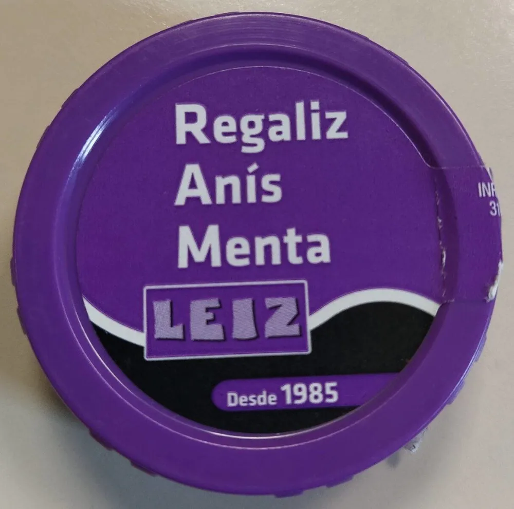 Regaliz anís menta