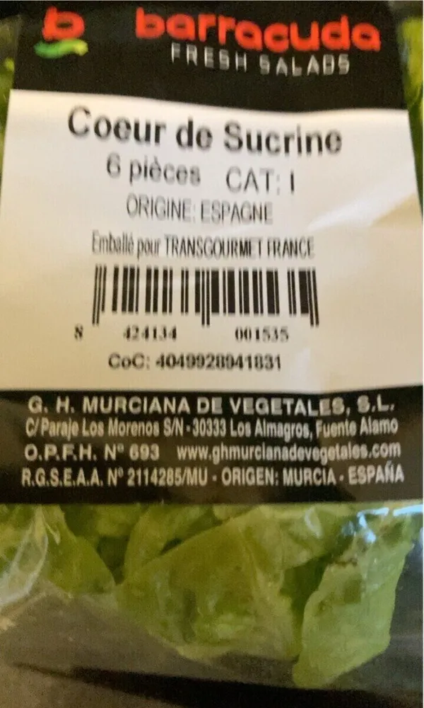 Coeur de sucrine