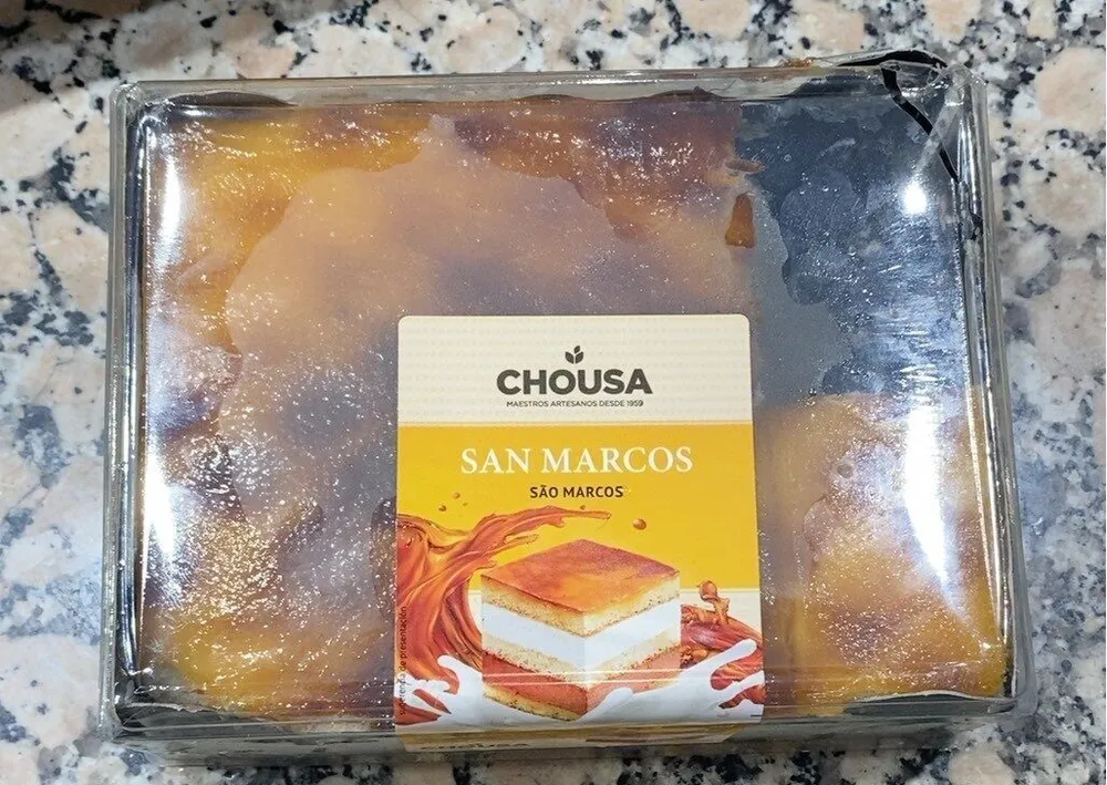 Tarta de yema San Marcos