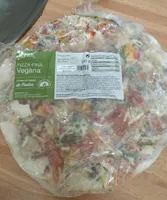 Pizza fina vegana