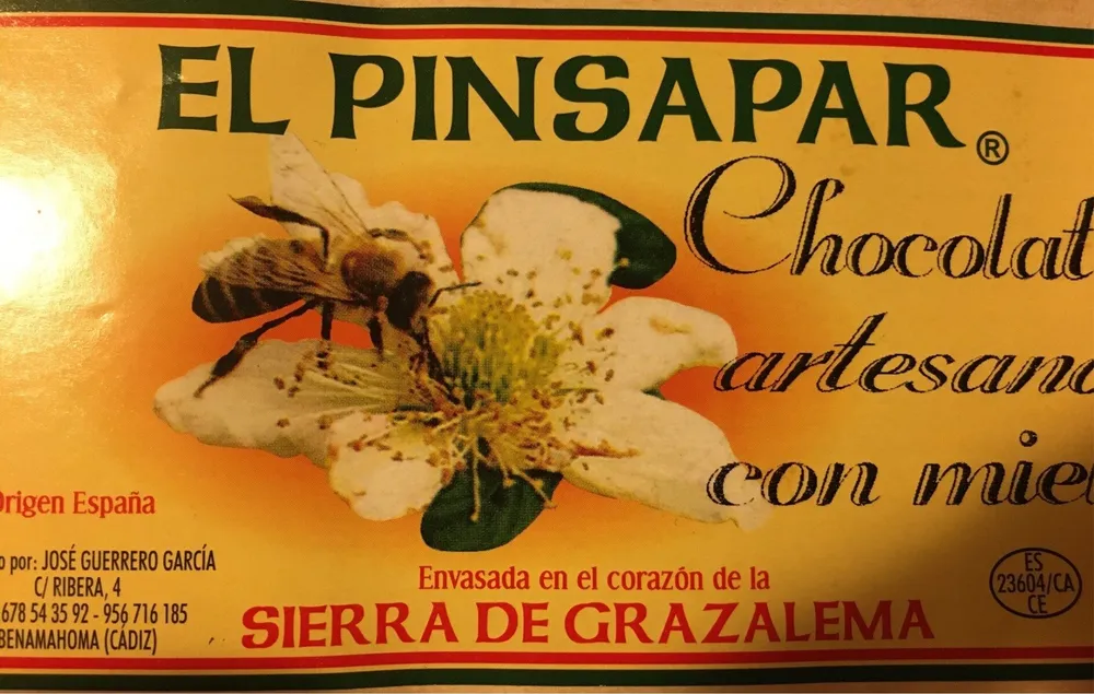 Chocolate artesano con miel