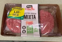 Burger meat mixta vacuno-cerdo