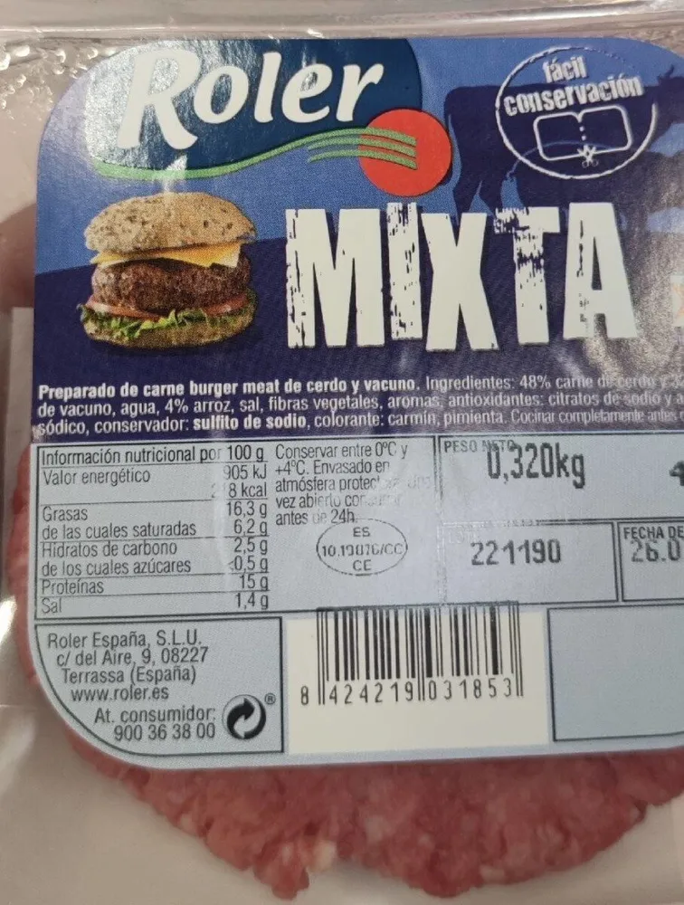 Roller mixta