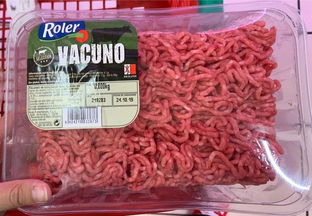 Carne picada de vacuno