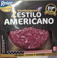 2 hamburguesas estilo americano