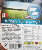 Burger ajo y perejil