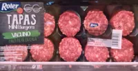 Tapas mini burger vacuno