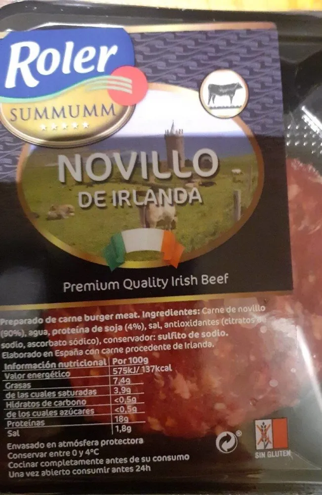 Novillo de irlanda