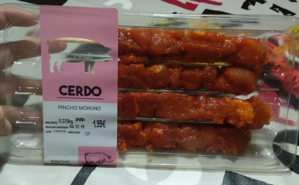 Pincho moruno de cerdo
