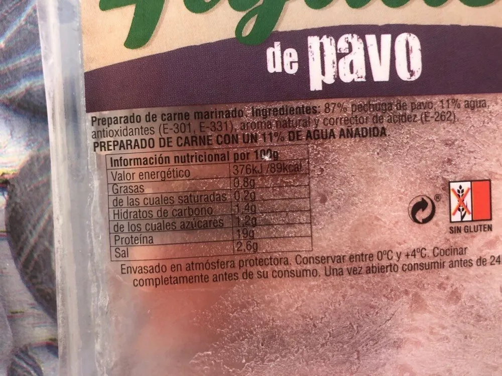 Especial fajitas de pavo