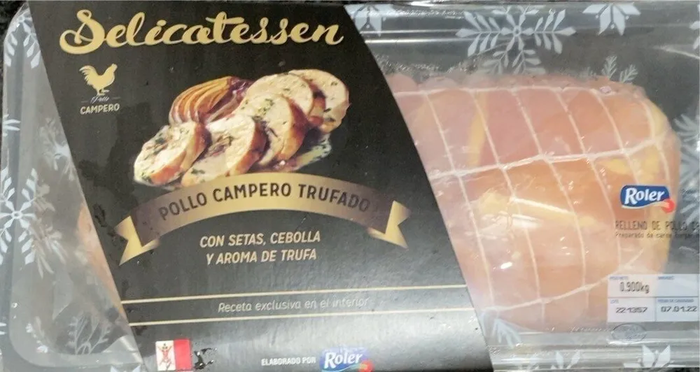 Pollo campero trufado