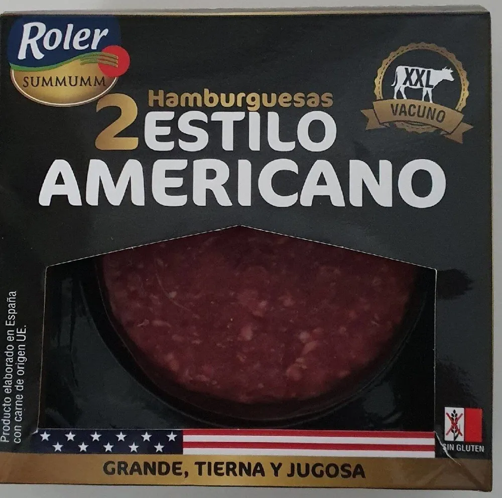 Hamburguesa Estilo Americano