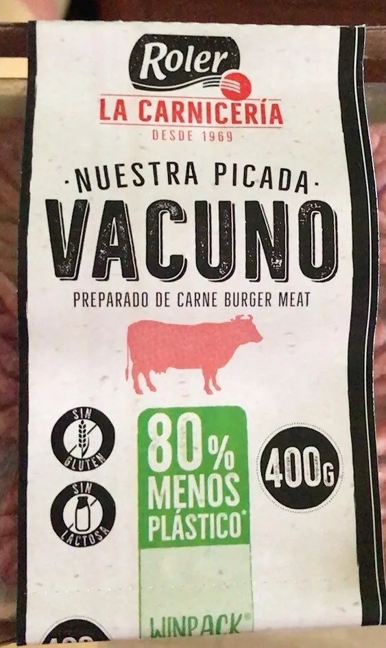 Preparado carne burguer meat