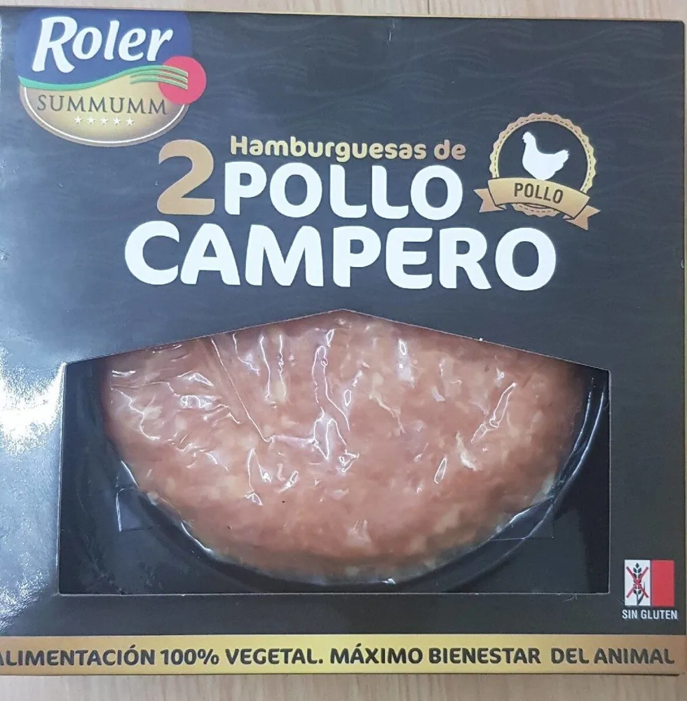 Hamburguesa de pollo campero