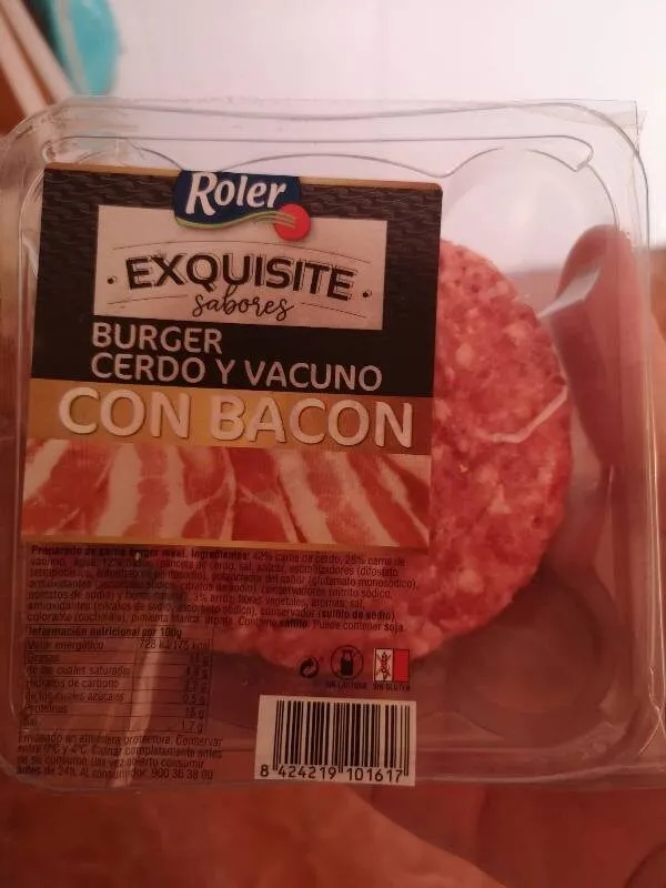 Burguer Cerdo y Vacuno