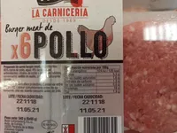 Burger meat de pollo
