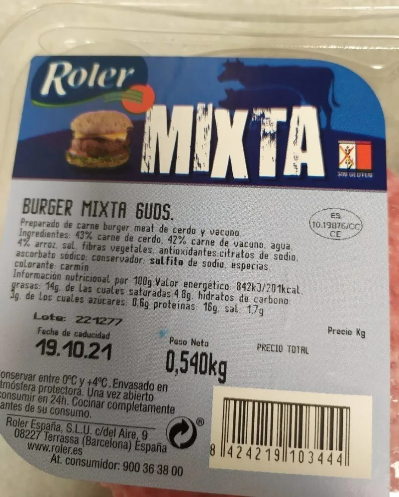 Burger Mixta