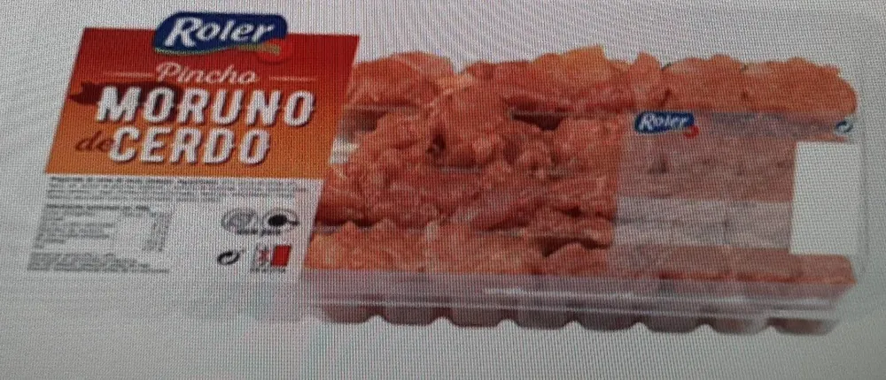 Pinchos rojos cerdo