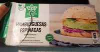 Hamburguesas vegetales de espinacas