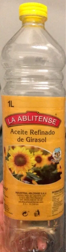 Aceite refinado de Girasol