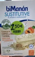 Barritas sabor yogur y albaricoque