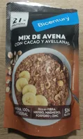 Mix de avena con cacao y avellanas