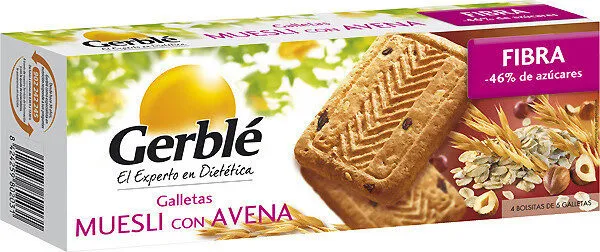 Galletas Muesli con avena