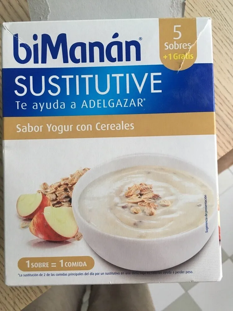 Sustitutive sabor yogur con cereales