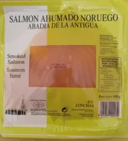 Salmón ahumado noruego en lonchas