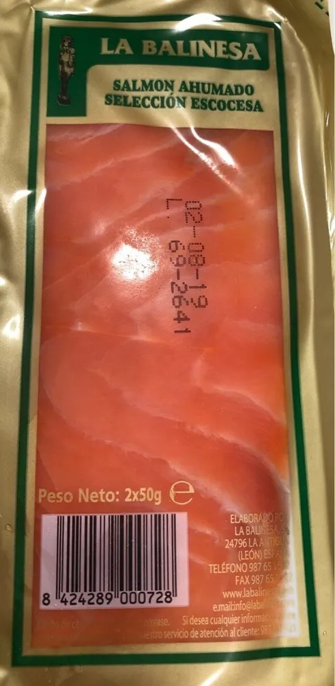 Salmón ahumado