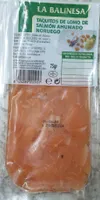 Taquitos de lomo de salmón ahumado noruego