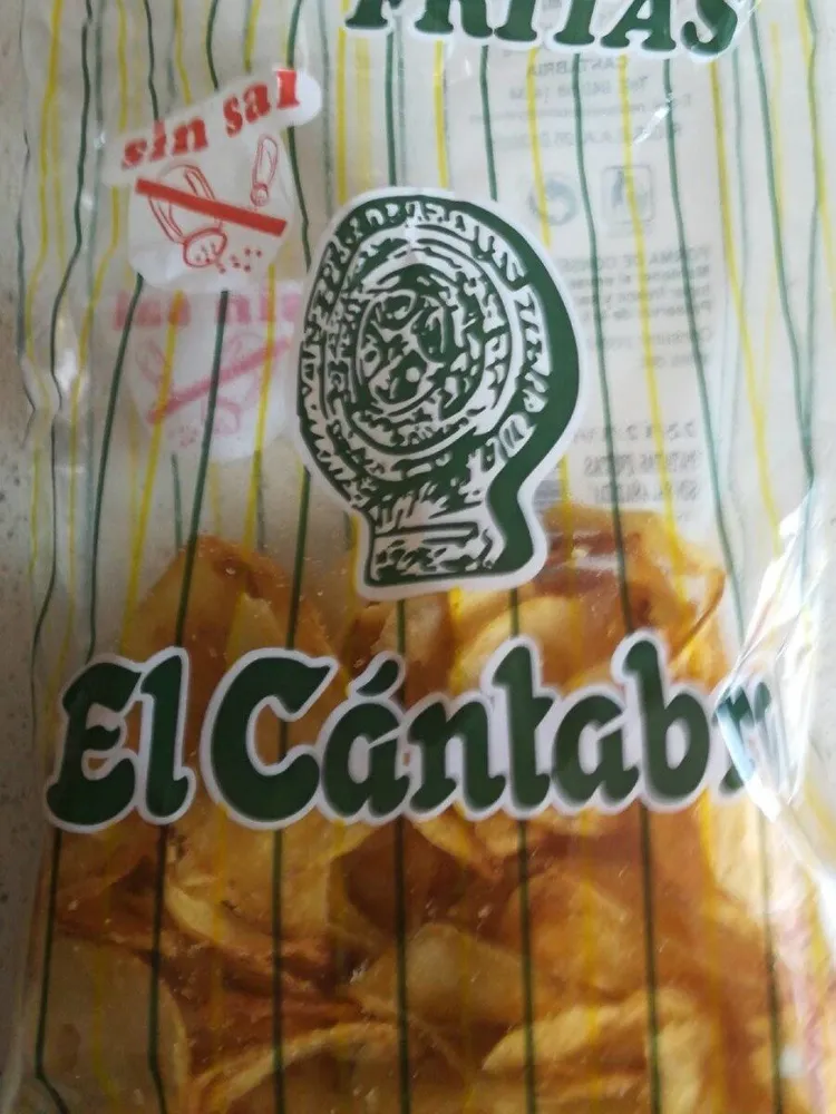 Patatas fritas El Cántabro sin sal