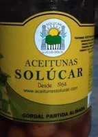 Aceitunas gordal partido aliñado
