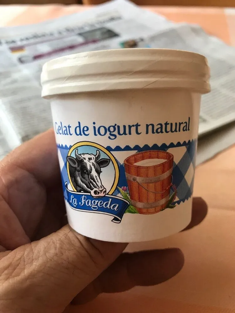 Gelat de iogurt natural