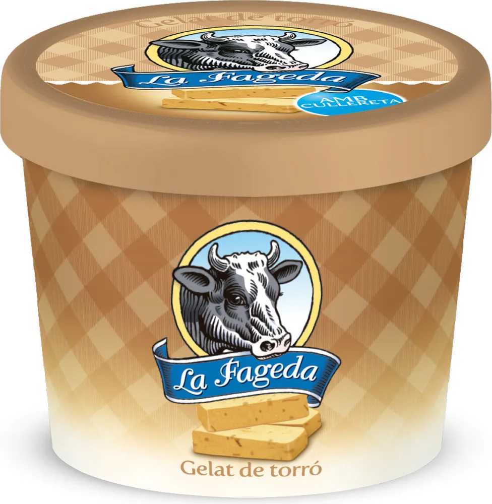 Helado de turrón